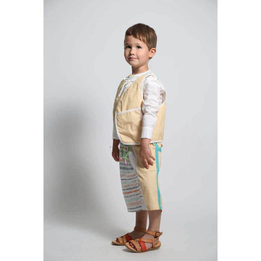 TOBIAS PADDED PATCHWORK VEST