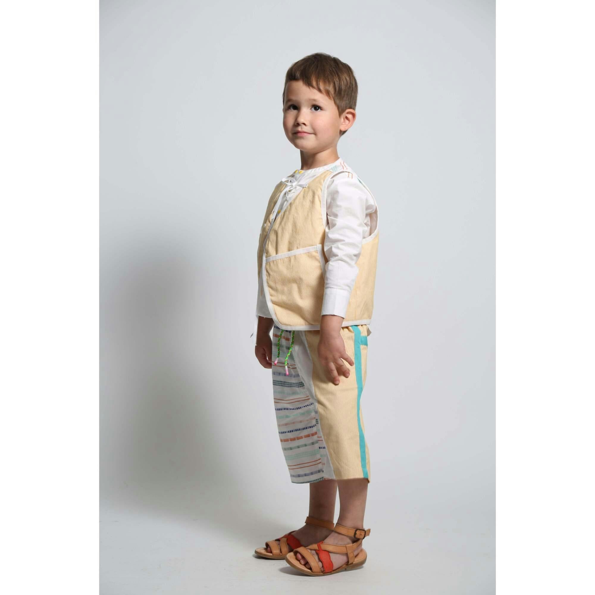 TOBIAS PADDED PATCHWORK VEST