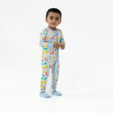 Balloon Animals - Blue - Convertible Romper