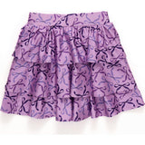 Girls Hi-shine Tiered Skirt