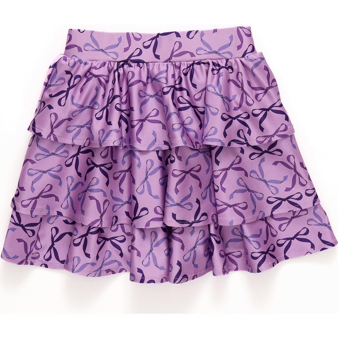 Girls Hi-shine Tiered Skirt
