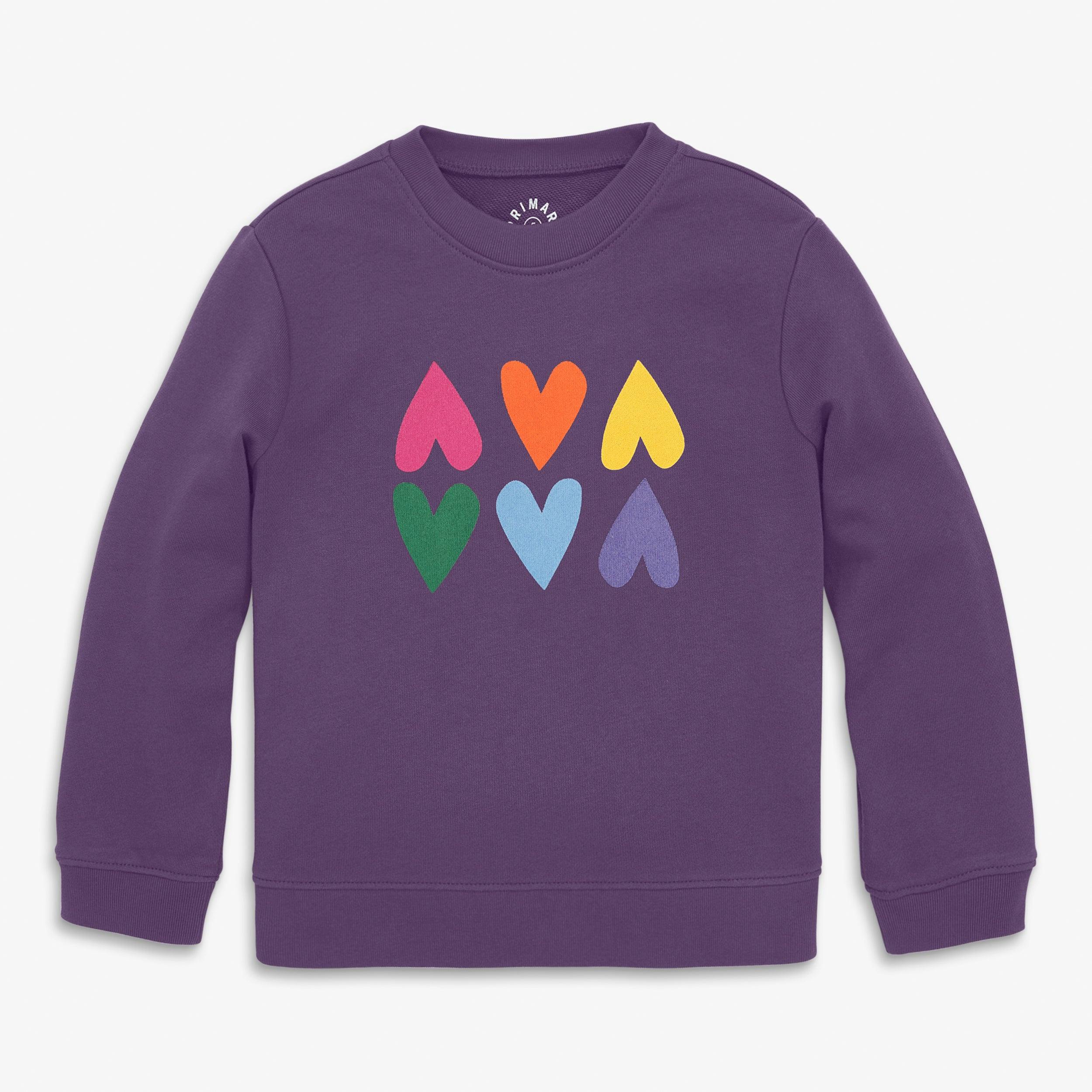 Kids sweatshirt with hearts