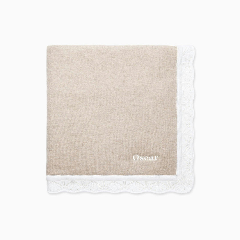 Cashmere Blanket in Oatmeal