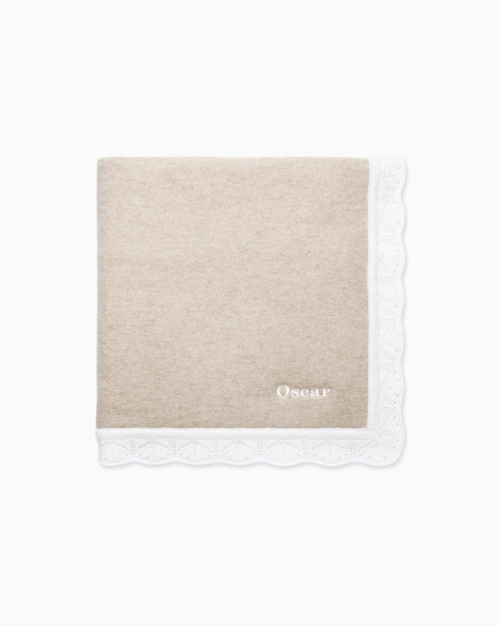 Cashmere Blanket in Oatmeal