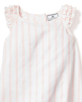 Girl's Twill Amelie Nightgown in Pink Stripe