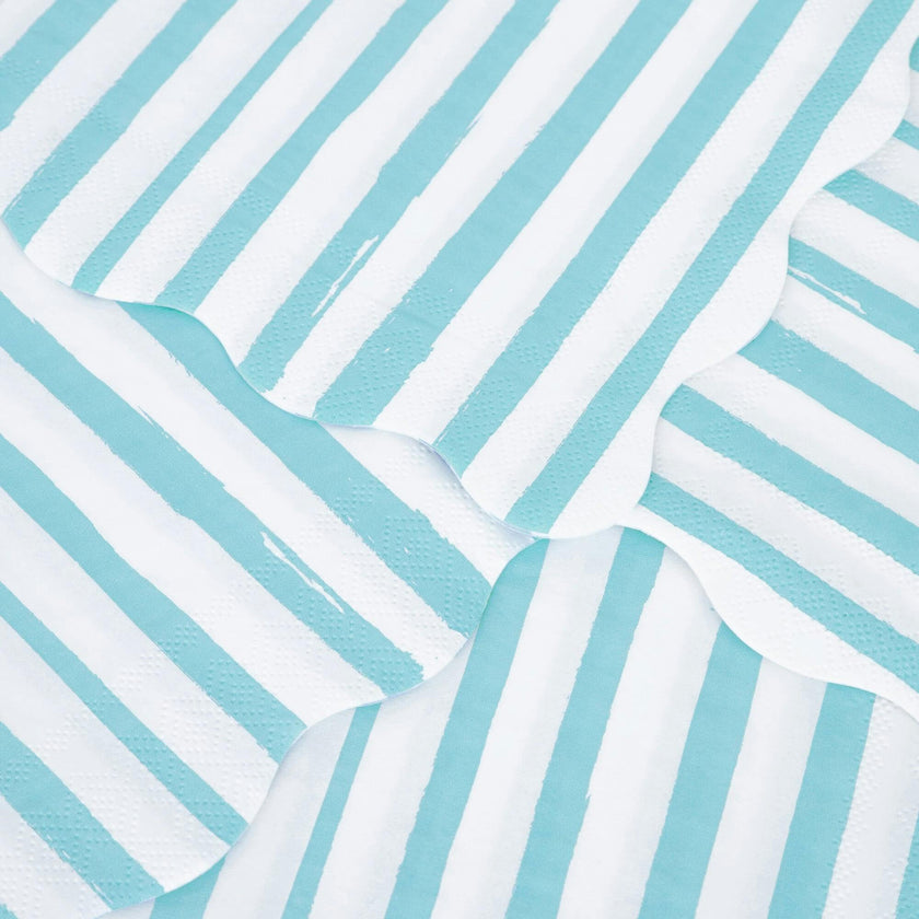 Blue Stripe Large Napkins