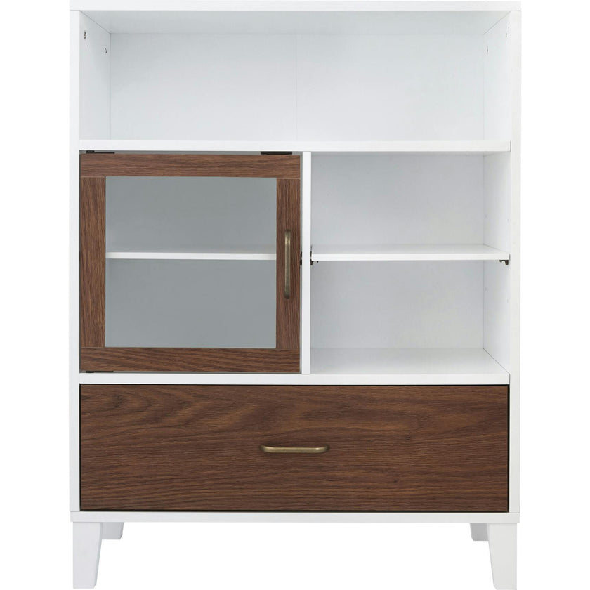 Tyler Modern Wooden Floor Storage Cabinet with Drawer for Bathrooms