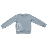 Boys Dario Graphic Sweatshirt in Blue Fog