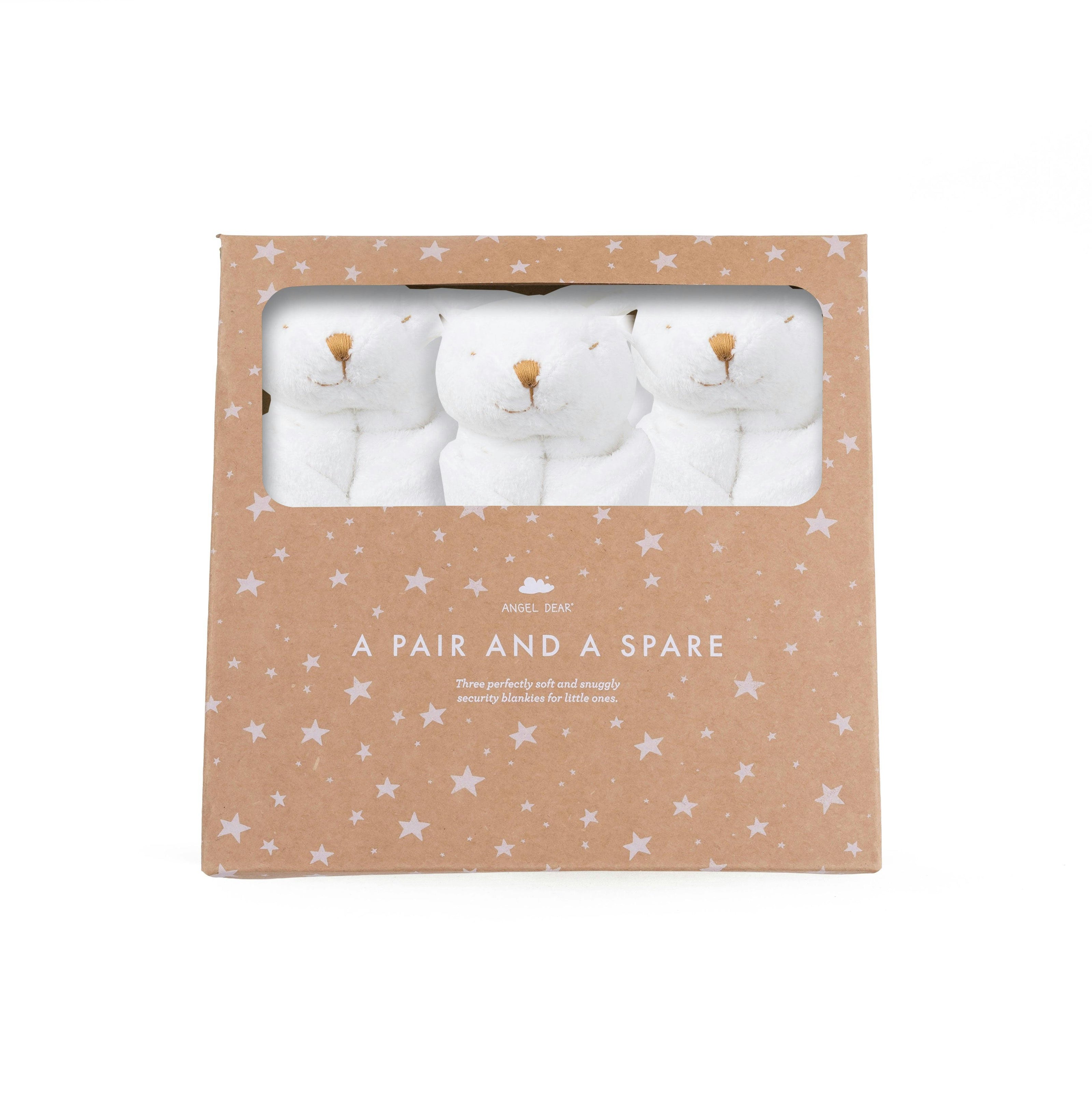 Pair and a Spare - White Bunny