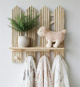 Charlie Farmhouse Wooden Fence Wall Shelf
