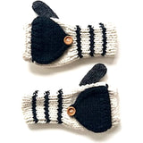 Kids Fingerless Fold-Over Mittens