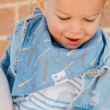 4 Pack Baby Bandana Bibs - Slugger
