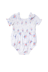 Baby Emily Romper in Heritage Soft Ditsy Floral