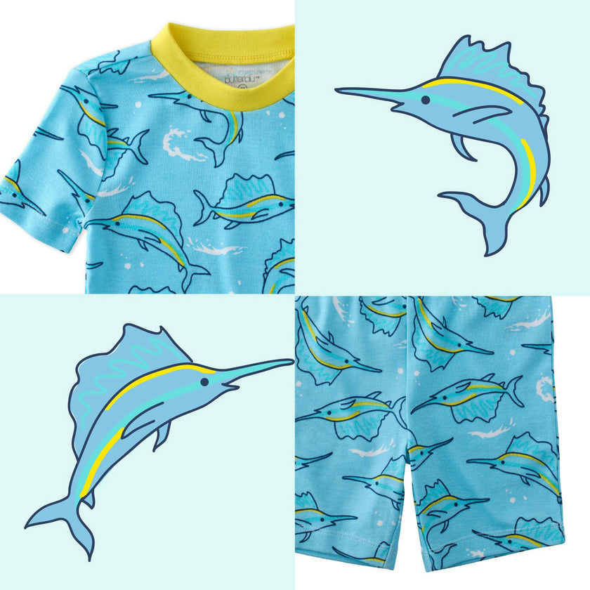 SHADE Snug-fit 2-Piece Toddler Pajamas for Boys & Girls