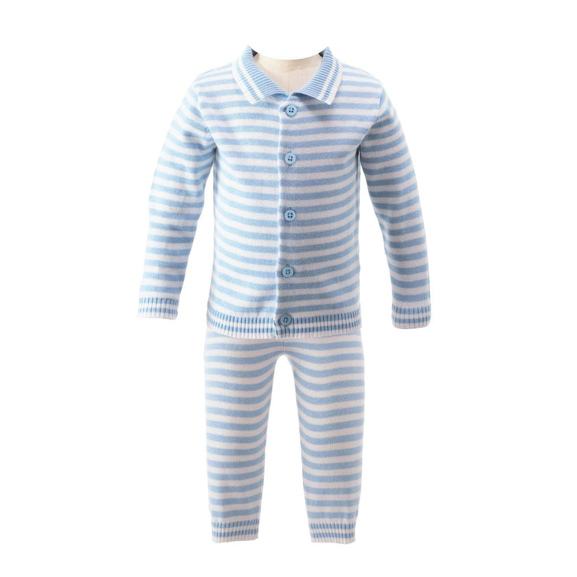 Striped Knitted Set