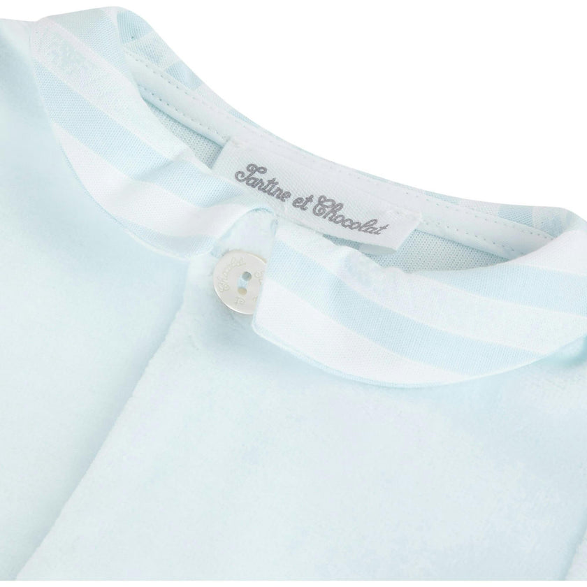 TARTINE ET CHOCOLAT Bunny Pocket Footed Pajamas
