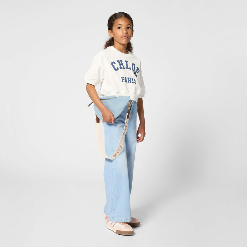 Light Blue Chloé Denim Crossbody Bag