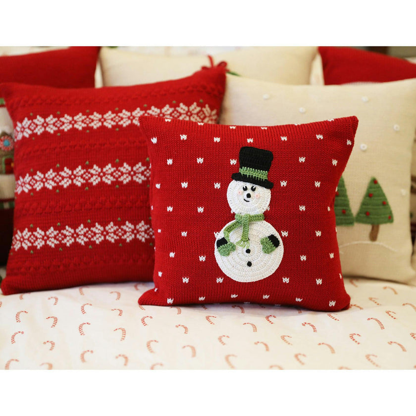 Snowman 10" Pillow