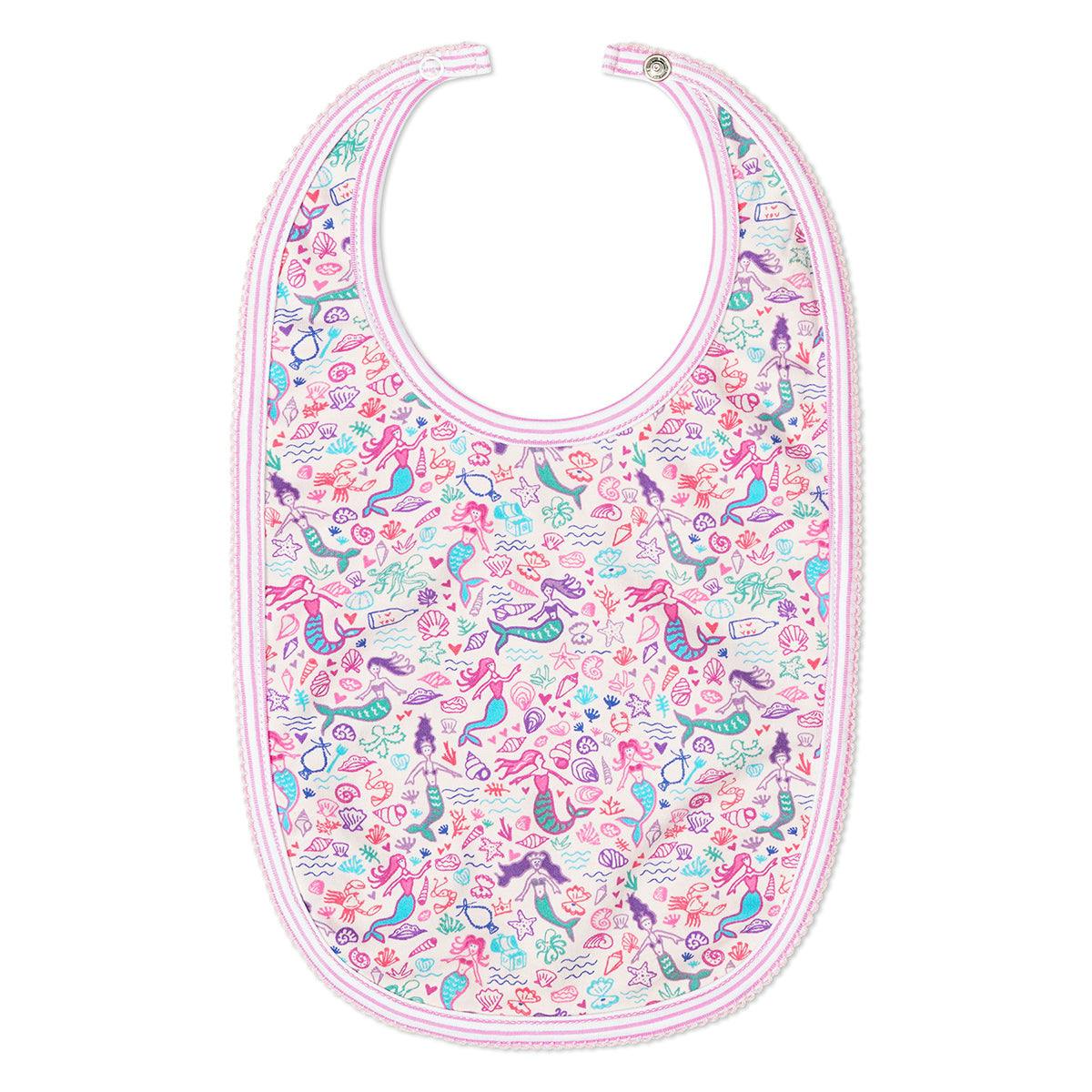 Mermaids Baby Bib