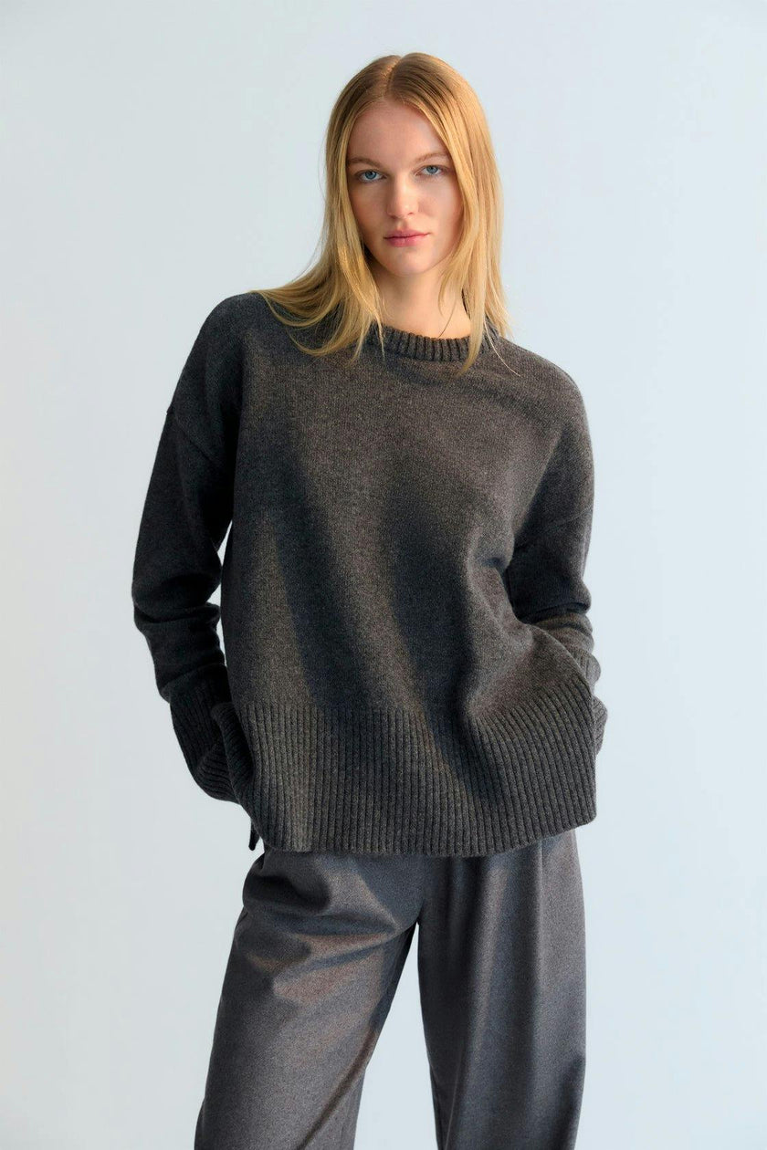 Agatha Woman Jumper Mid Grey