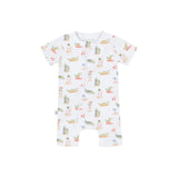 Alligators Pima Cotton Short Romper