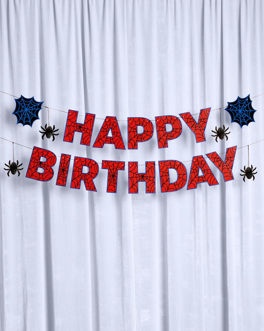 Spider Web 🕸️ Banner - 3D paper banner