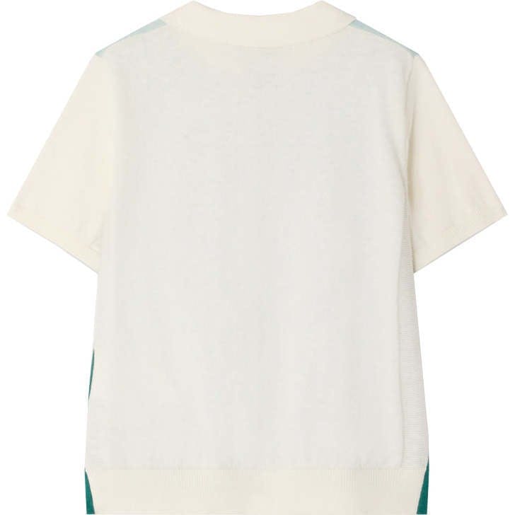 BONPOINT Laser Knit Polo - Ecru