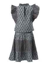 Tittli Top and Skirt Set Mocha Cement