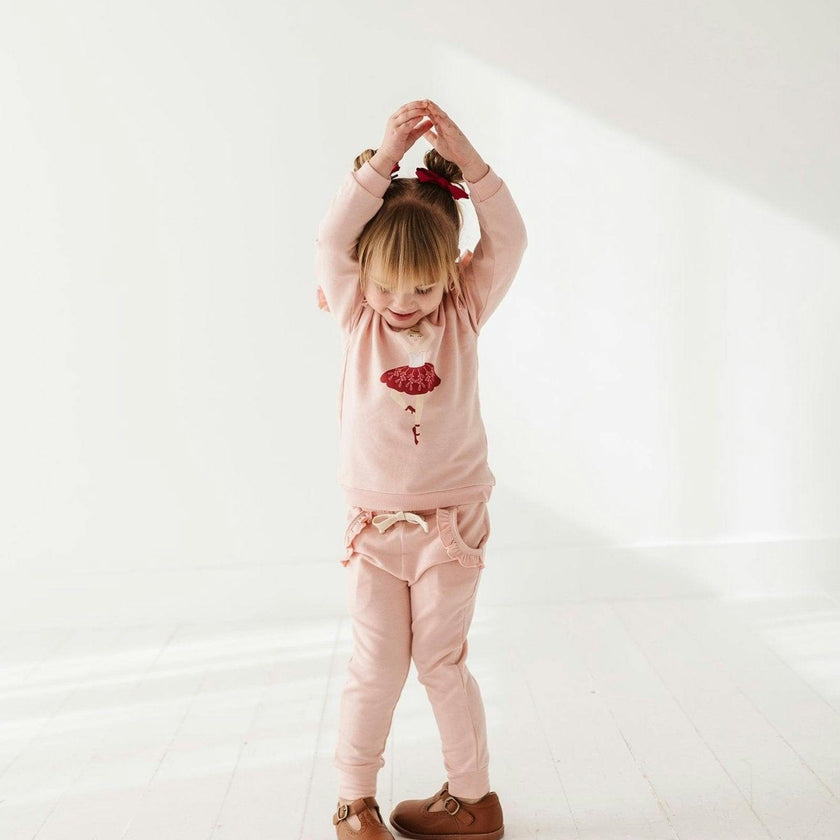 Ruffle Sweatshirt Ballerina