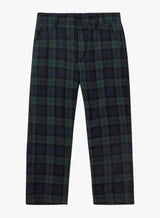 Donald Pants in Navy Plaid