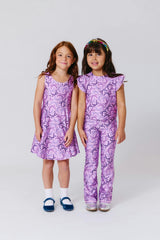 Girls Hi-Shine Flare Legging