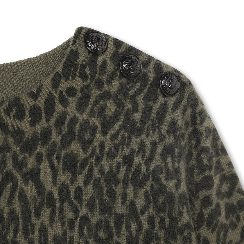 ZADIG & VOLTAIRE Cozy Leopard Knit Sweater