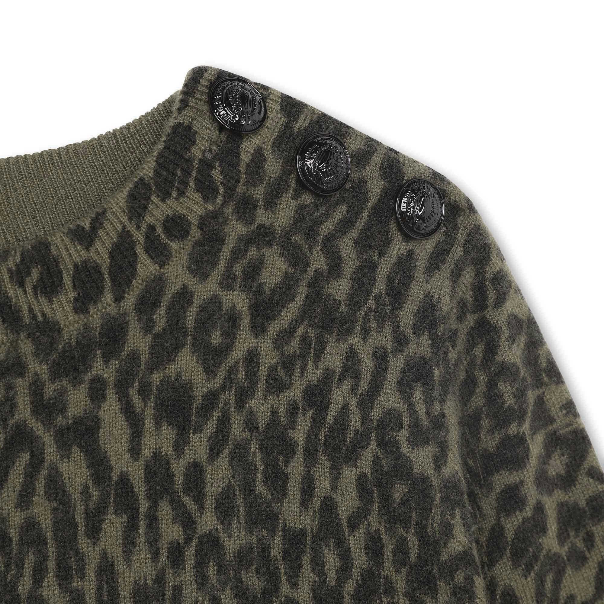 ZADIG & VOLTAIRE Cozy Leopard Knit Sweater
