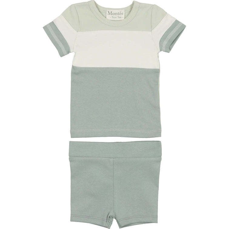 Rugby Stripe Short Set