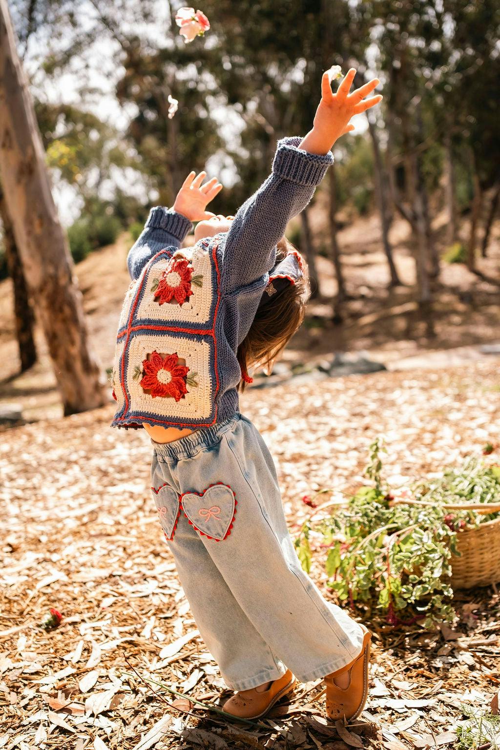 Wide-leg Pant in Denim Darling