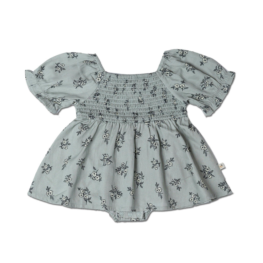 Organic Smocked Dress W/ Bloomers