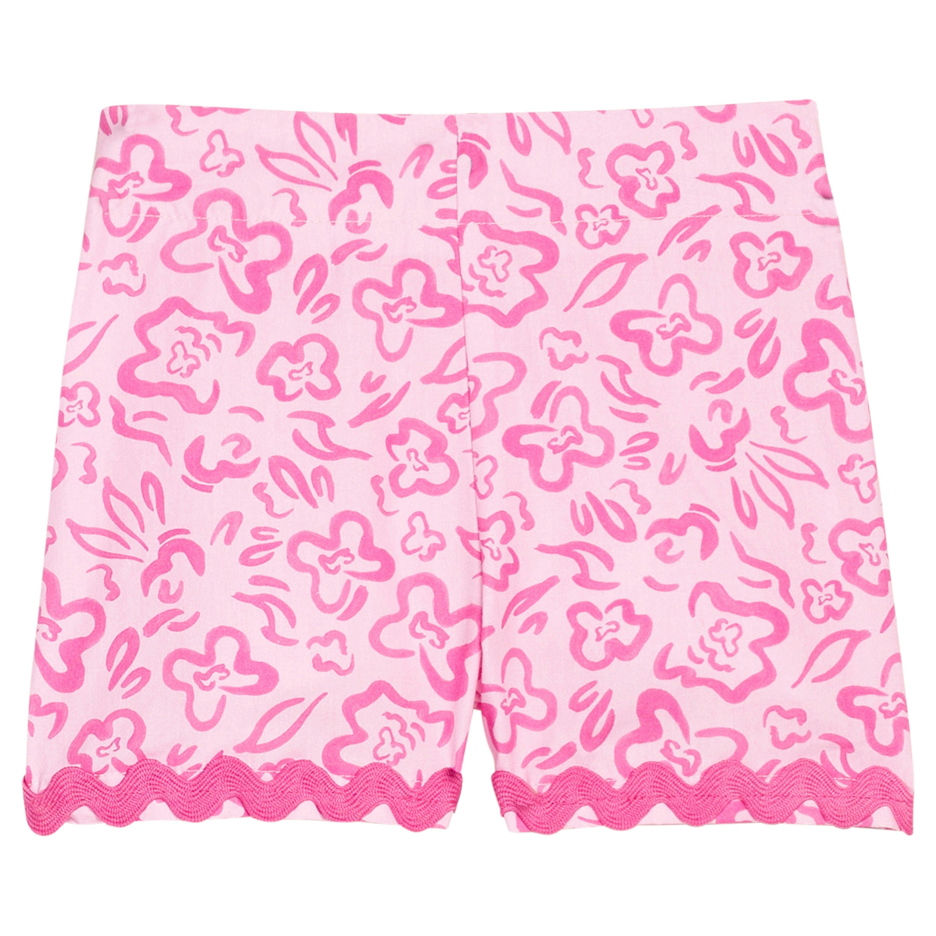 Ric Rac Shorts - Matisse Blooms Pink