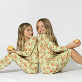 Apple Orchard Bamboo Girls' Long Sleeve Dress