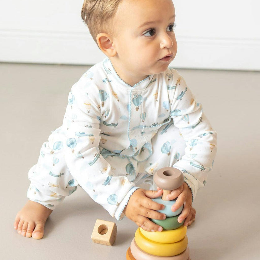 Little Airplanes Pima Baby Pajama