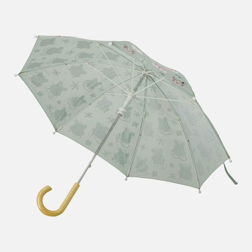 Color-Changing Umbrella Green Print