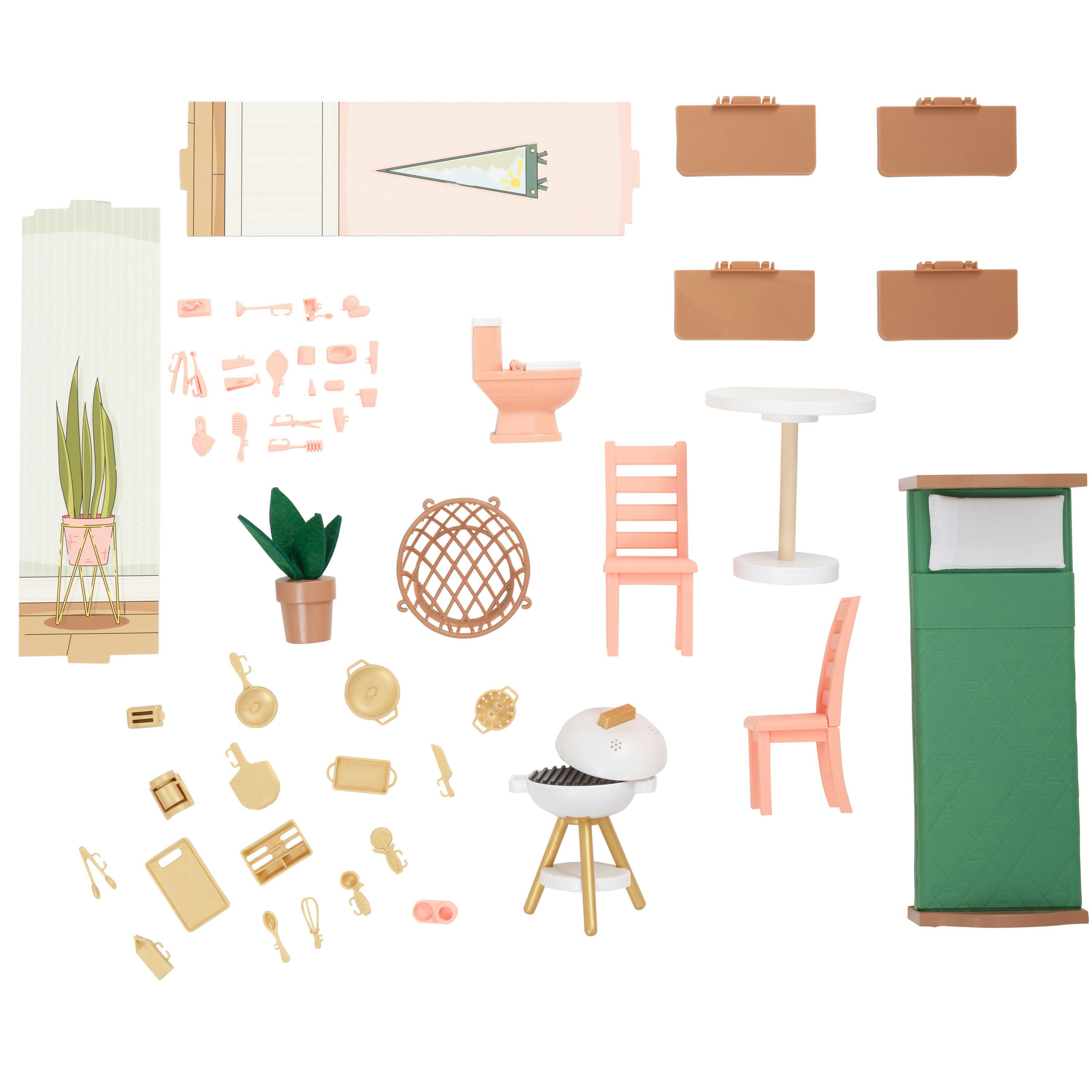 Click & Play Fully Assembled Pop-Up Dollhouse