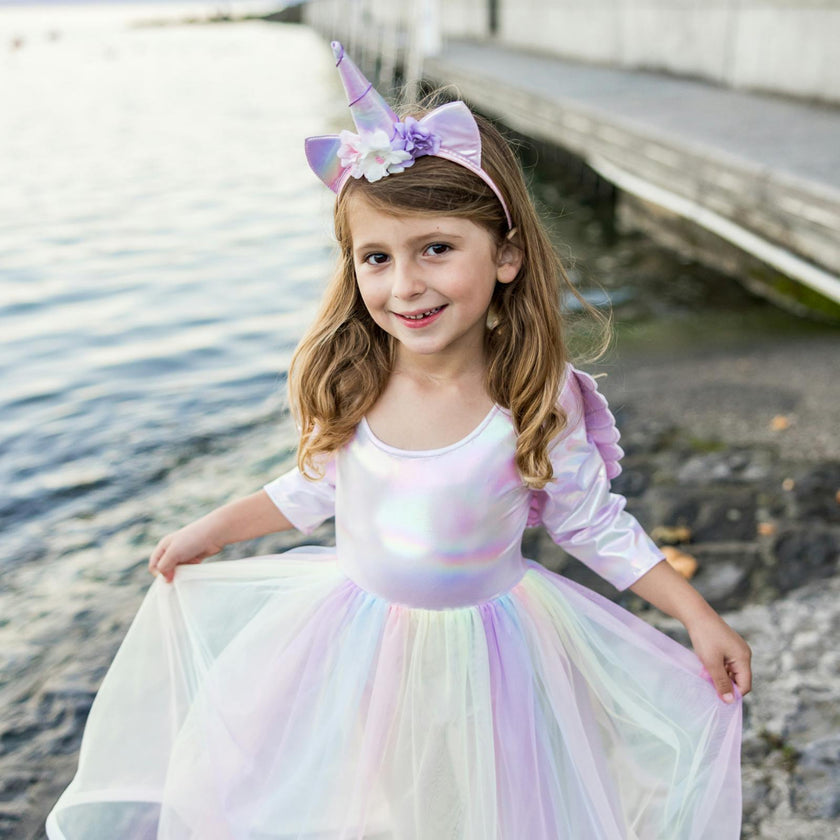 Alicorn Dress with Wings & Headband
