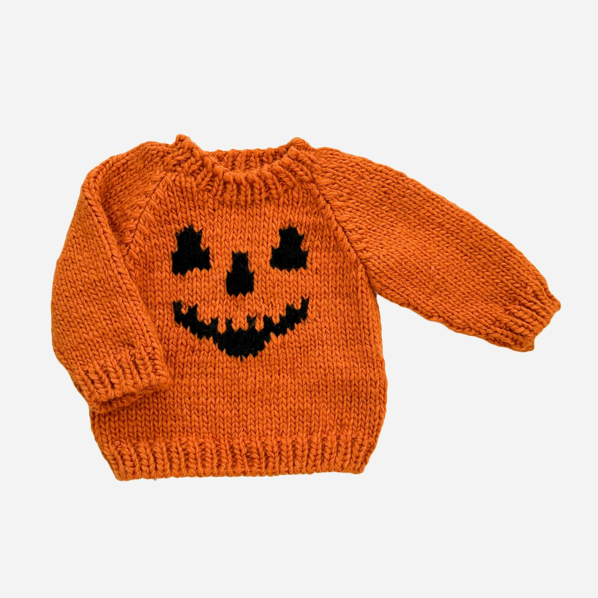 Jack-O-Lantern Sweater - Orange