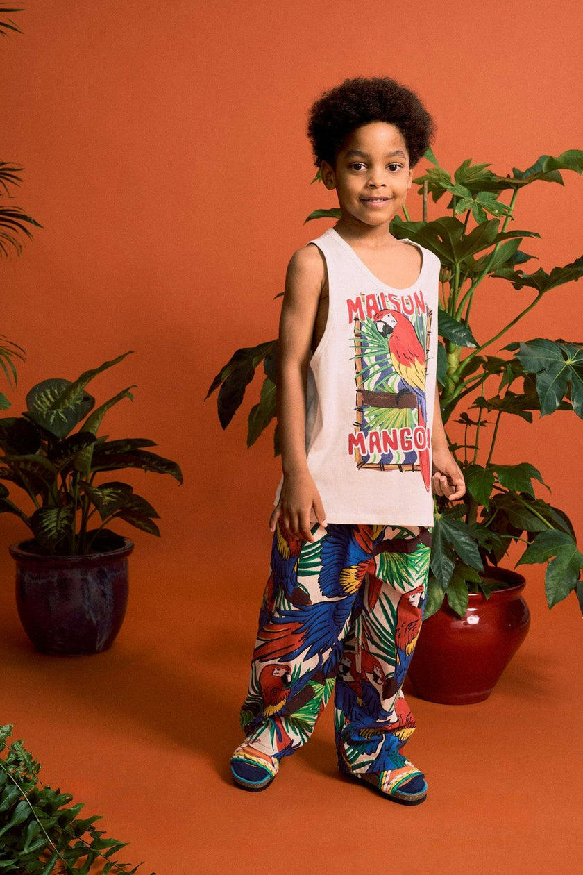 LOROS TANK TOP CLOUDY WHITE