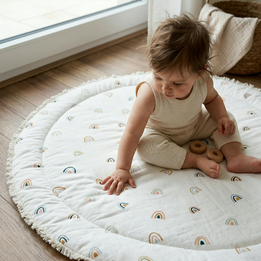 Organic Cotton Quilted Play Mat