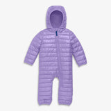 Baby lightweight puffer suit in solids