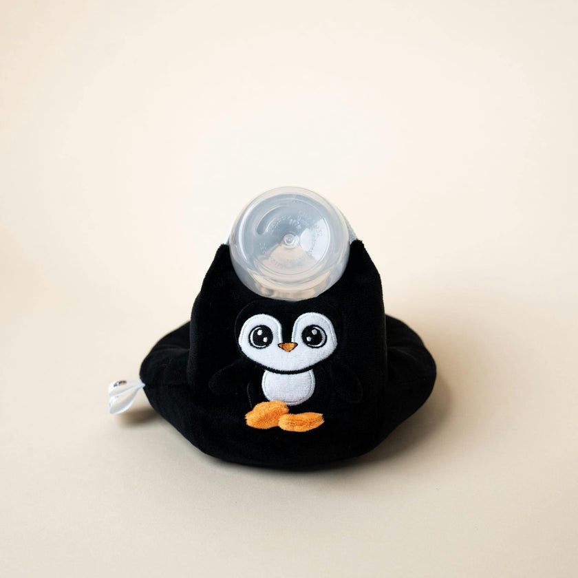 Baby Bottle Pillow Holder For Parents - Penguin