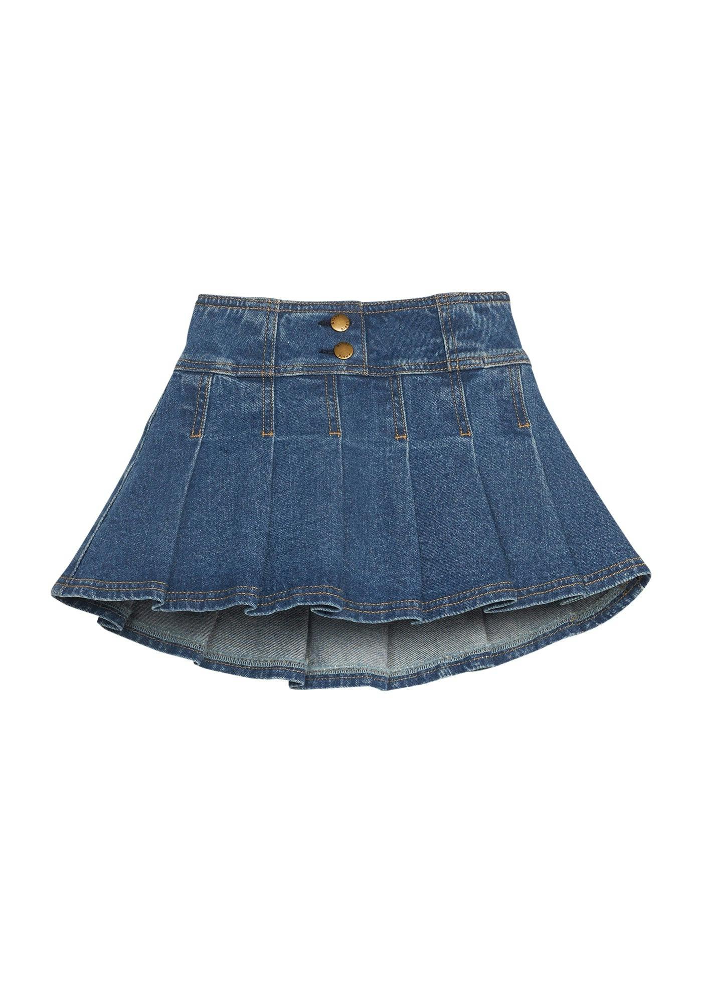 Pleated Mini Skort