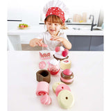 Hape: Strawberry Dessert Set - Pink Cute Food Toy