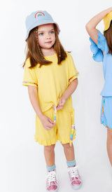 Candy Beaded Gem Ruffle Set